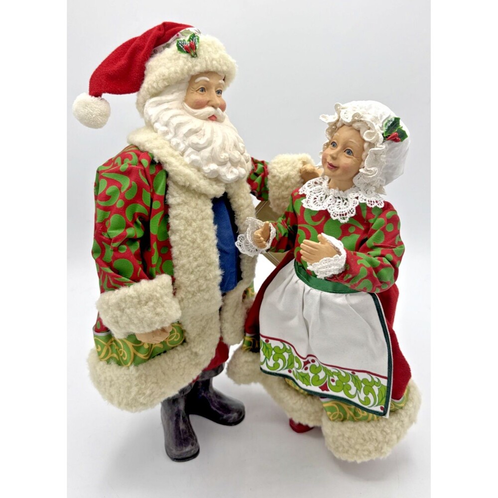 Jim Shore Possible Dreams Santa/Mrs. Claus 2-Piece Christmas Set New 14” & 12”